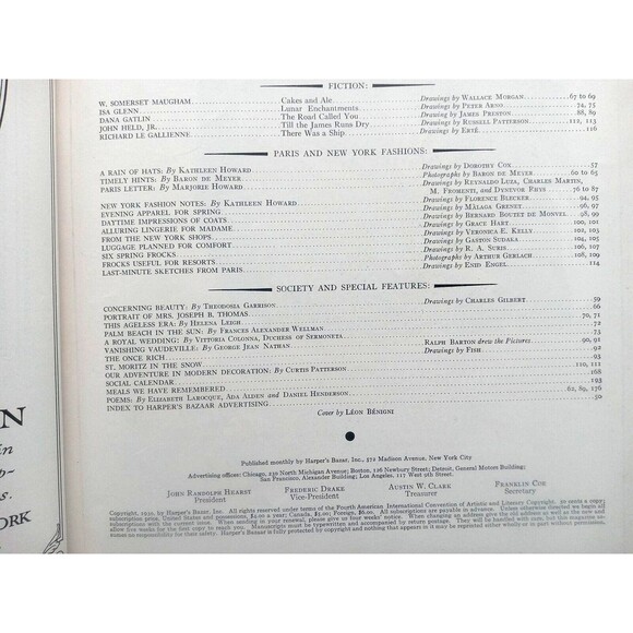 Harpers Bazaar Magazine March 1930 - Picture 13 of 13